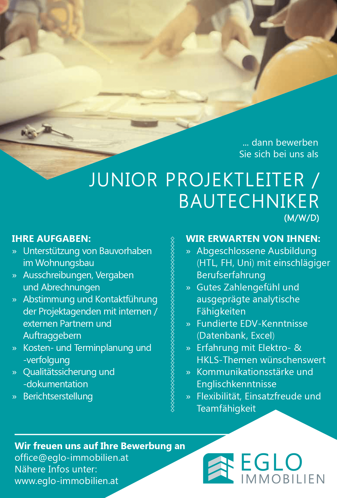 Job Projektleitung Rofan